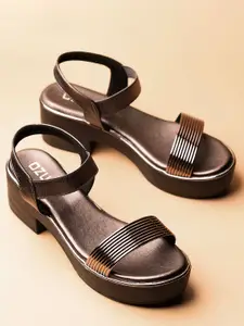 Ozuri Open Toe Block Heels