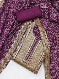 Panzora Printed Unstitched Dress Material