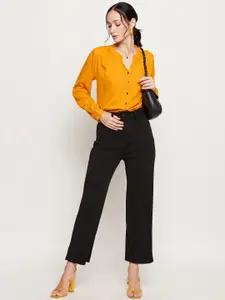 BAESD Classic Mandarin Collar Casual Shirt
