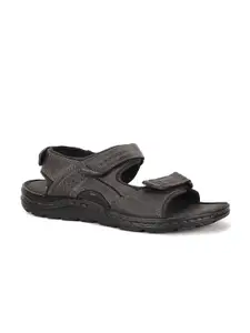 Hush Puppies Men Leather Comfort Sandals