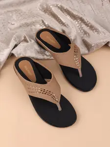 WALKWAY by Metro Embellished Open Toe Flats