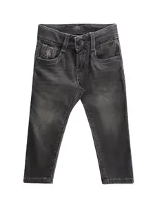 U.S. Polo Assn. Kids Boys Classic Slim Fit Light Fade Stretchable Jeans