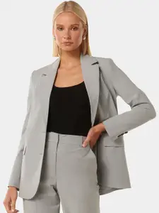 Forever New Tailored Fit Notched Lapel Long Sleeves Single Breasted Formal Blazer