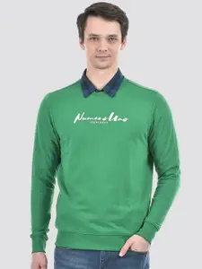 Numero Uno Typographic Printed Round Neck Sweatshirt