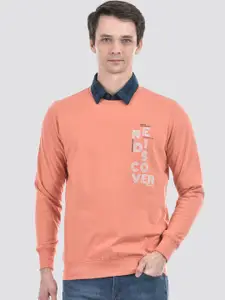 Numero Uno Typography Printed Long Sleeves Pullover Sweatshirt