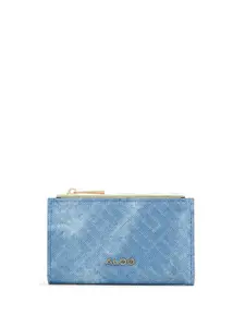 ALDO Women Abstract Textured Two Fold Wallet