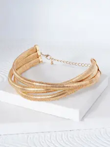 JOKER & WITCH Gold-Plated Alloy Open Necklace