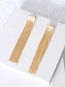 JOKER & WITCH Gold Plated Contemporary Drop Earrings