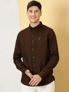 Thomas Scott Classic Slim Fit Button Down Collar Twill Weave Casual Shirt