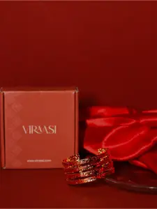 VIRAASI Gold-Plated Cuff Bracelet