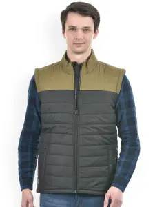 Numero Uno Men Colourblocked Lightweight Crop Puffer Jacket