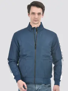 Numero Uno Mock Collar Lightweight Bomber Jacket