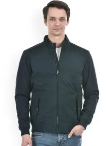 Numero Uno Mock Collar Long Sleeves Pure Cotton Lightweight Bomber Jacket