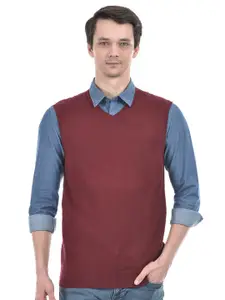 Numero Uno V-Neck Cotton Sweater Vest