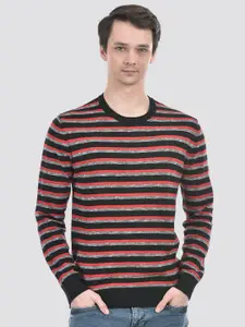 Numero Uno Striped Pure Cotton Pullover
