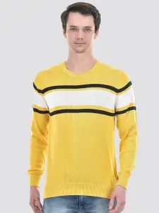 Numero Uno Striped Pure Cotton Pullover
