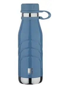 BERGNER Blue & Silver Toned Stainless Steel Flask Water Bottle 1 ltr