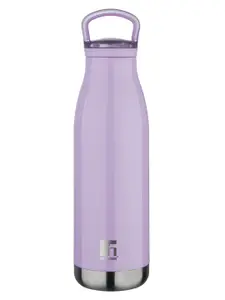 BERGNER Purple & Silver-Toned Stainless Steel Flask Water Bottle 500ml