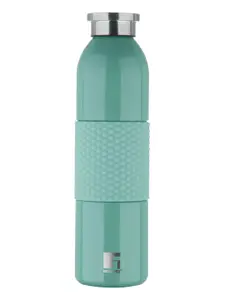 BERGNER Green & Silver-Toned Stainless Steel Flask Water Bottle 600ml