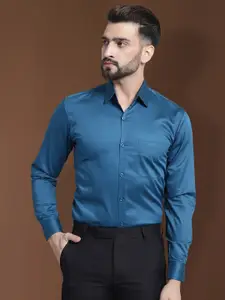 Indian Needle Spread Collar Classic Cotton Satin Formal Shirt