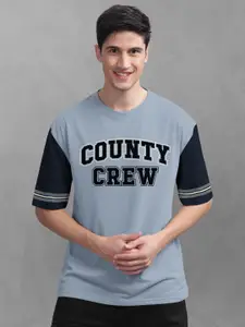 BULLMER County Crew Typography Cotton T-shirt