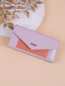 Mochi Women Colourblocked Envelope Wallet