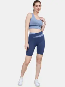 PLUMBURY Sports Bra With Shorts Co-Ords