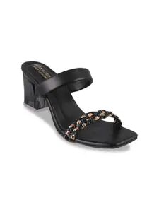 madam glorious Open Toe Block Heels