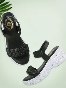 madam glorious Open Toe Wedge Heels