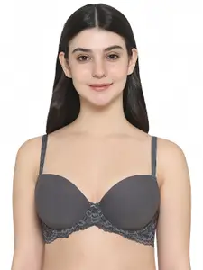 Wacoal Lace Half Coverage Lightly Padded Rapid-Dry Balconette Bra With All Day Comfort