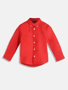 Tommy Hilfiger Boys Button-Down Collar Casual Shirt