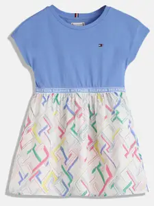 Tommy Hilfiger Girls Organic Cotton Fit & Flare Dress