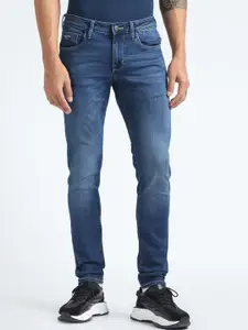 Flying Machine Men Jackson Super Skinny Fit Clean Look Heavy Fade Stretchable Jeans