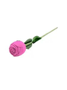 Vighnaharta Gold-Plated CZ-Stone Studded Taj Design Finger Ring With Rose Box