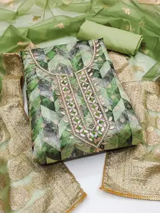 MANVAA Abstract Printed Unstitched Dress Material