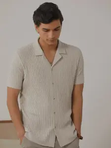 Andamen Premium Men Cuban Resort Collar Short Sleeve Shirt