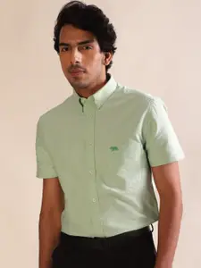 Andamen Premium Men Short Sleeve Patch Pocket Shirt