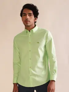 Andamen Premium Men Solid Oxford Opaque Casual Shirt