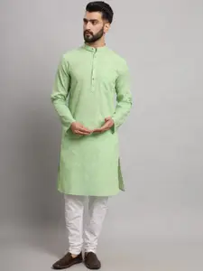 Latest Chikan Garments Mandarin Collar Long Sleeves Straight Kurta