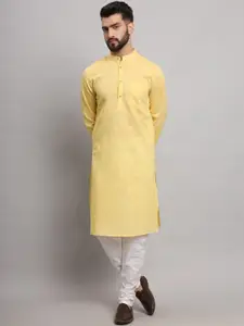 Latest Chikan Garments Mandarin Collar Long Sleeves Straight Kurta