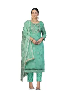 MANVAA Ethnic Motifs Printed Unstitched Dress Material