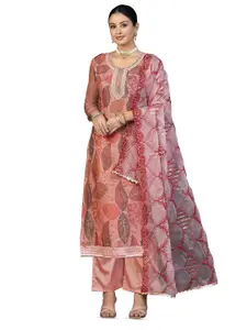 MANVAA Floral Printed Unstitched Dress Material