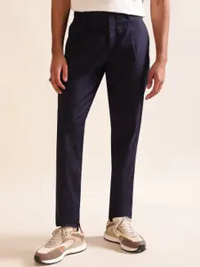 Andamen Men Ultra Stretchable Pleated Chino Trousers