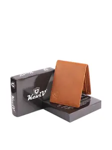 Keviv Men Leather Two Fold Wallet