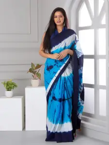 JALTHER Tie and Dye Printed Pure Cotton Ikat Saree