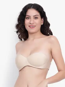 BRACHY Half Coverage Heavily Padded Bandeau Bra With All Day Comfort
