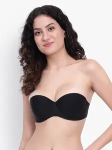 BRACHY Half Coverage Heavily Padded Bandeau Bra With All Day Comfort