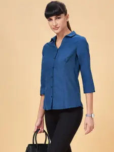 Annabelle by Pantaloons Spread Collar Formal Shirt