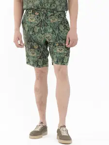 RARE RABBIT Men Floral Printed Shorts