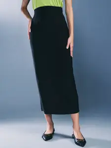 AND Mid-Rise Pencil Midi Skirt